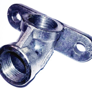 Soporte (codo) para pared, en acero inox. De 1/2 «- 90 grados