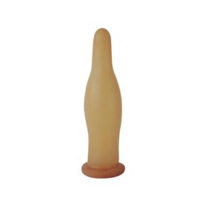 Chupete para corderos, latex marron. Para botellas.