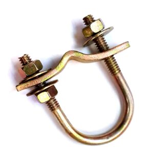 Abrazadera para caño 1 1/4″ para toma de tierra