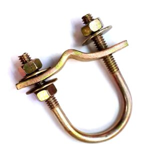 Abrazadera para caño 1 1/4″ para toma de tierra