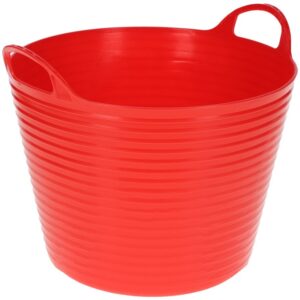 Balde contenedor plastico flexible 28 lt con asas
