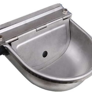 Bebedero tazón capacidad 2 lt. Acero Inoxidable con flotador. 1/2 «
