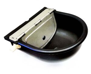 Bebedero tazón  capacidad 1,5 lt. nylon, con flotador. 1/2″