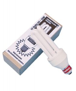Lámpara fluorescente 12V -15 W Picana. Base rosca.