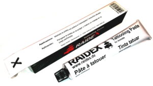 Pasta para tatuar RAIDEX . Pomo 140g. Negro.