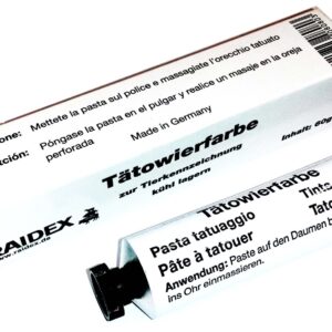 Pasta para tatuar RAIDEX. Pomo 60 g., Negro.
