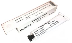 Pasta para tatuar RAIDEX. Pomo 60 g.  Blanco.