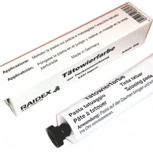 Pasta para tatuar RAIDEX. Pomo 60 g.  Blanco.