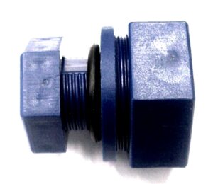 Soporte sin válvula, para tetinas de baldes plásticos.