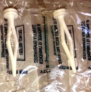 Dilatador para pezones, plástico, descartable  x 2