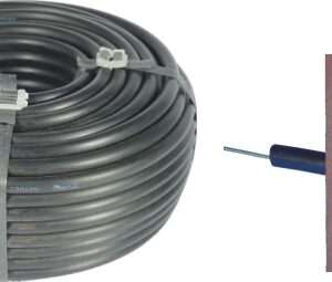 Tubo plástico (aislador) de 12,5 mm. Negro x 25 mt