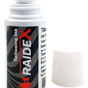 TINTA p/TATUAR RAIDEX, ROLL-ON 65ml. – NEGRO