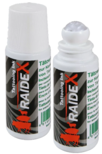TINTA p/TATUAR RAIDEX, ROLL-ON 65ml. – VERDE