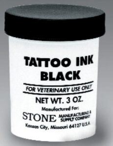 Pasta para tatuar STONE, pote 90 gr. color Negro.