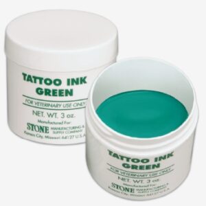 Pasta para tatuar STONE, pote 90 gr. color Verde.