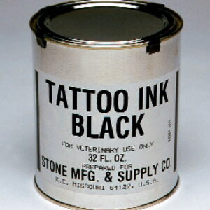 Tinta para tatuar STONE, bidón 0,95 lt. color Negro