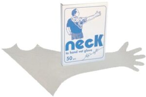 Guantes descartables largos Tipo Neck. Caja  x 50