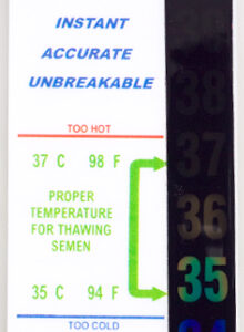 Monitor de temperatura, para termo descongelar semen CITO