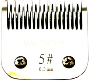 Juego peine y cortante Nº  5 para peladora Walmur. Corte a 6,30 mm.