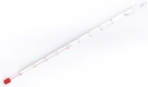 Termómetro de vidrio para inseminación. De -10°C+ 60°C.