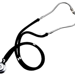 Estetoscopio veterinario, horquilla plegable, bi-aural. Importado.