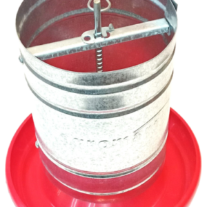Comedero p/aves 5 kg. metal y plastico Agromarau.