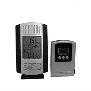 Medidor de temperatura y humedad digital. Con sensor remoto.