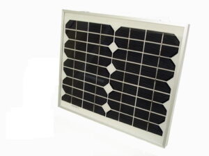 Panel solar fotovoltaico de 6 W. Carga: 1,53 A/día. Sin soporte