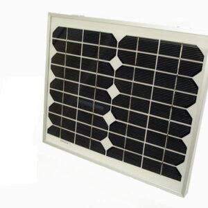 Panel solar fotovoltaico de 6 W. Carga: 1,53 A/día. Sin soporte