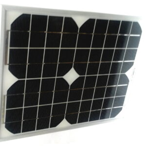 Panel solar fotovoltaico de 11 W. Carga: 2,83 A/día. Sin soporte