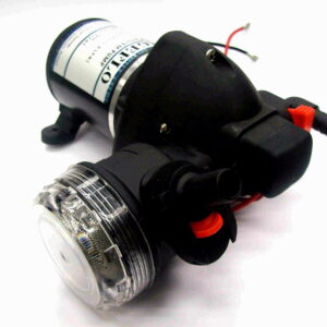 Bomba para agua 12V – 660 lt./h., Presión 3,8 Kg/cm2