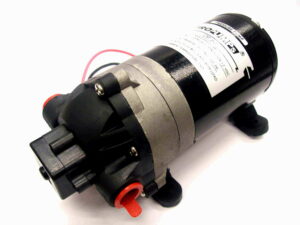 Bomba para agua 12V – 300 lt./h., presión 4,2 Kg,/cm2
