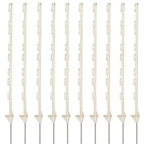 Estaca Pique plástico de 1,20m. – 8 soportes para hilo o cinta. Caja x 50