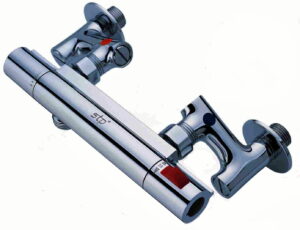 Mezcladora termostática para calefón solar