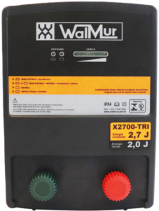 Electrificador WALMUR – Modelo X2700-COM 2,7 J