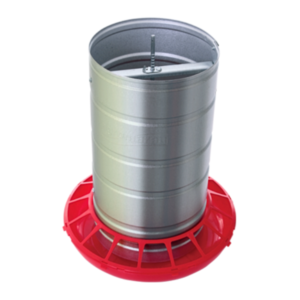 COMEDERO PARA AVES METAL & PLÁSTICO – 20KG AGROMARAU