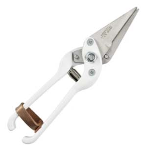 TIJERA GRANDE PARA DESVASAR & DESPEZUÑAR OVINO DE HOJA DENTADA BLANCA – BURGON & BALL