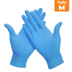 GUANTES DE NITRILO CAJA x100 UNIDADES – TALLE M