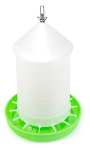 Comedero para aves automático, plástico capacidad 8kg con tapa