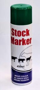 Pintura spray Stock Marker p/ganado 450 ml. Verde